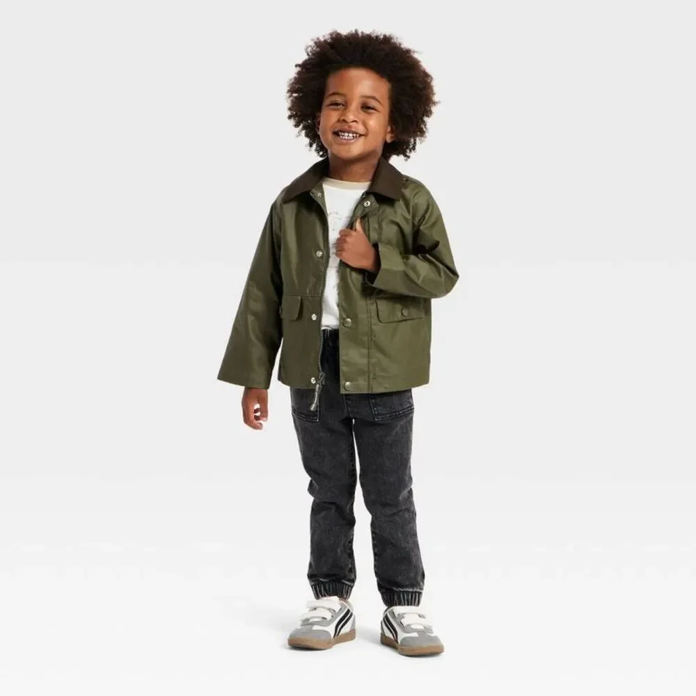 Toddler Boys' Barn Jacket - Green 2T
